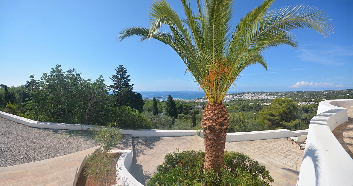 Entrata vista mare